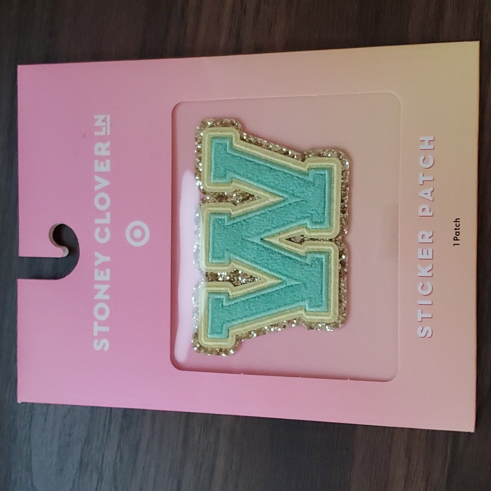 NWOT Stoney Clover Lane "W" Sticker Patch